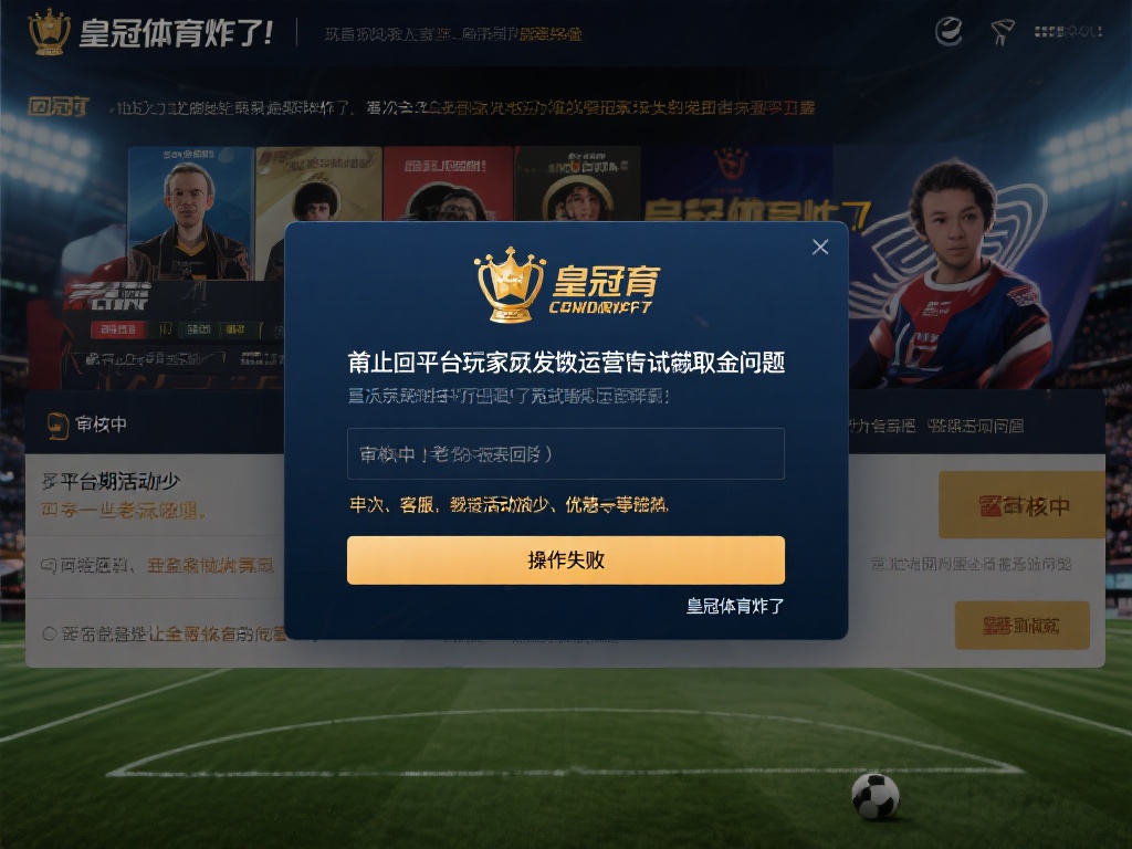 皇冠体育炸了?背后真相让玩家震惊不已 (皇冠体育炸了?揭秘背后真相,玩家震惊不已!) 首先,有玩家反映在尝试提取资金时,系统总是显示“审
